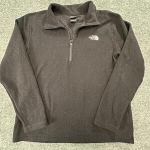 The North Face‎ Men's Black Fleece Quarter-Zip Jacket XL #360